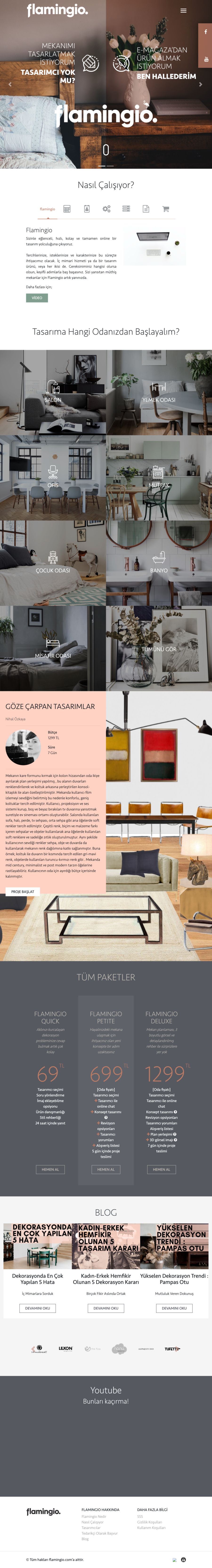 flamingio.com full site, scrolling